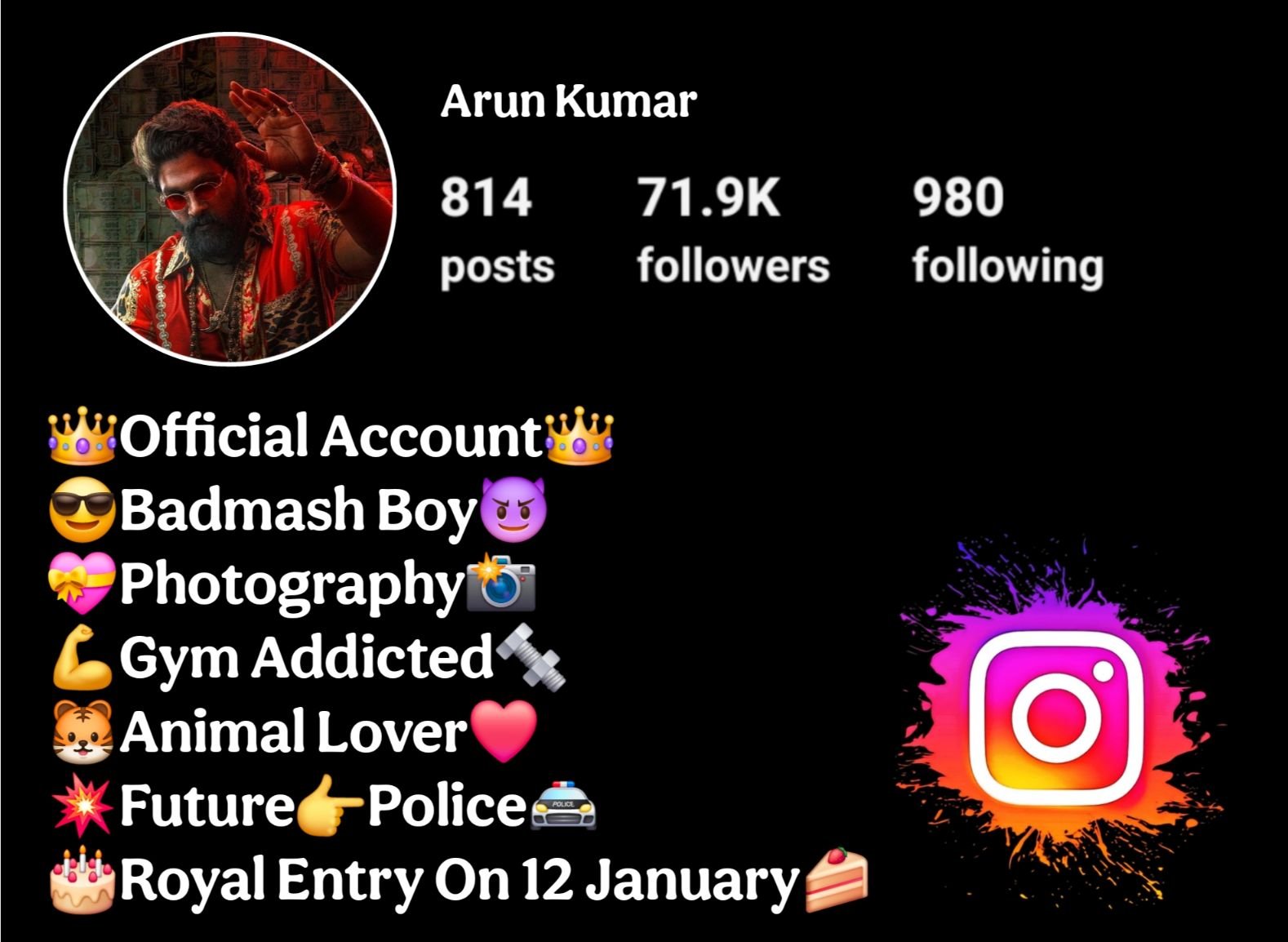 Badmashi Bio For Instagram