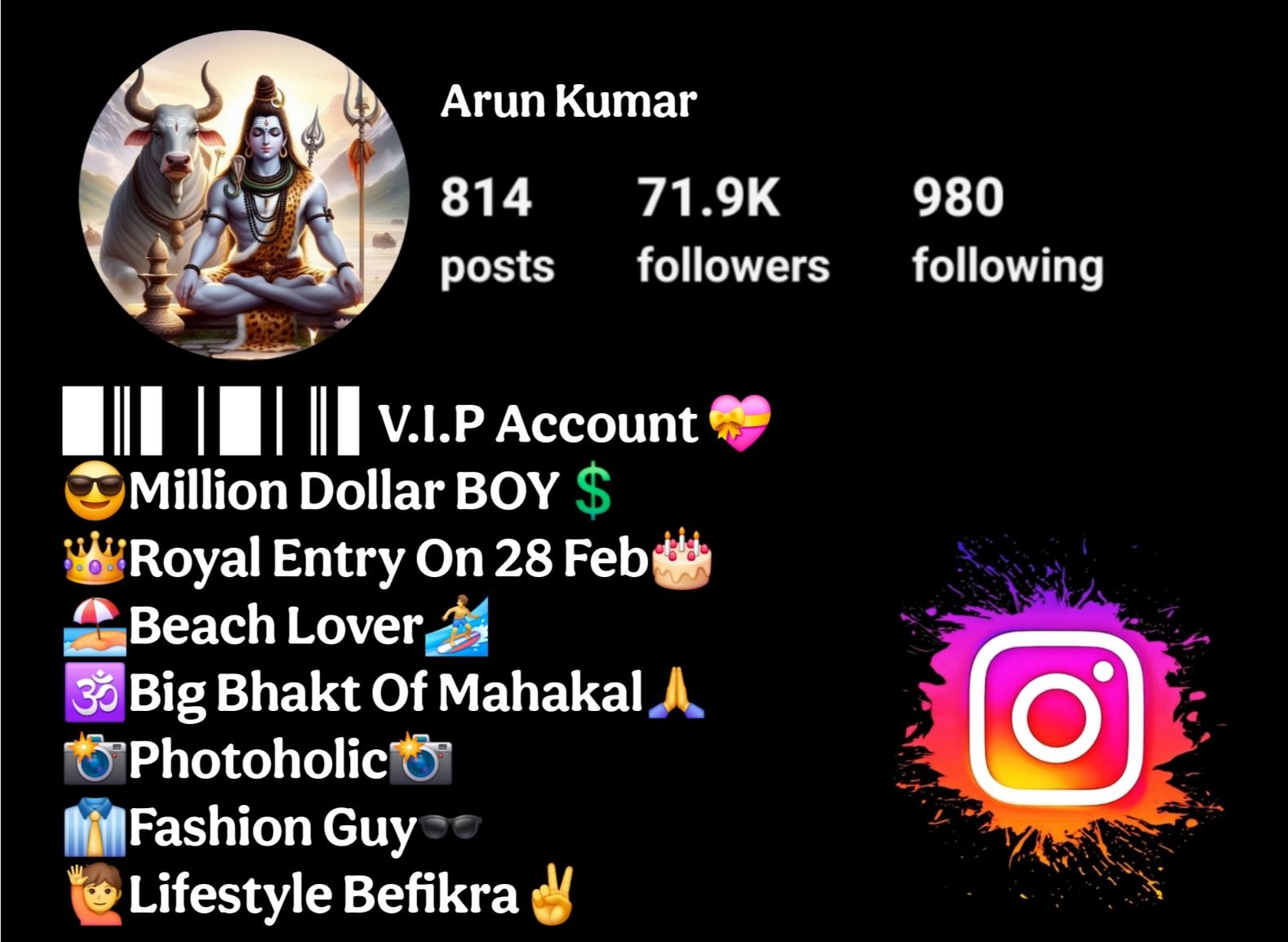 Mahakal Bio For Instagram